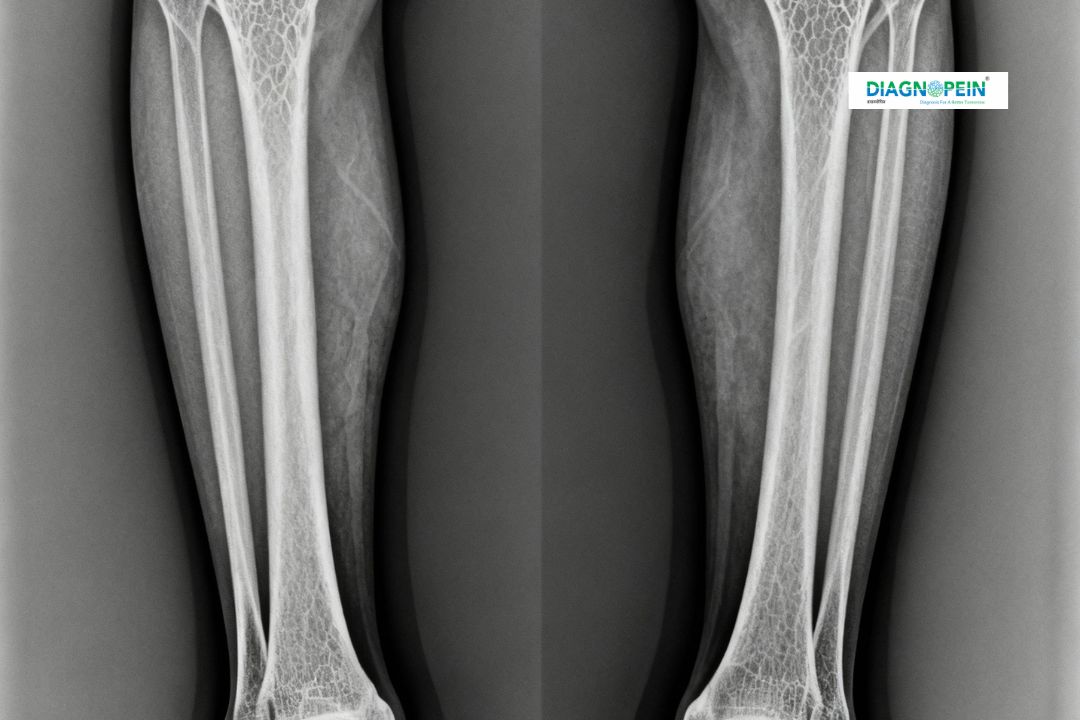 X-Ray Both Lower Leg AP View in Karad | Diagnopein Diagnostic Center